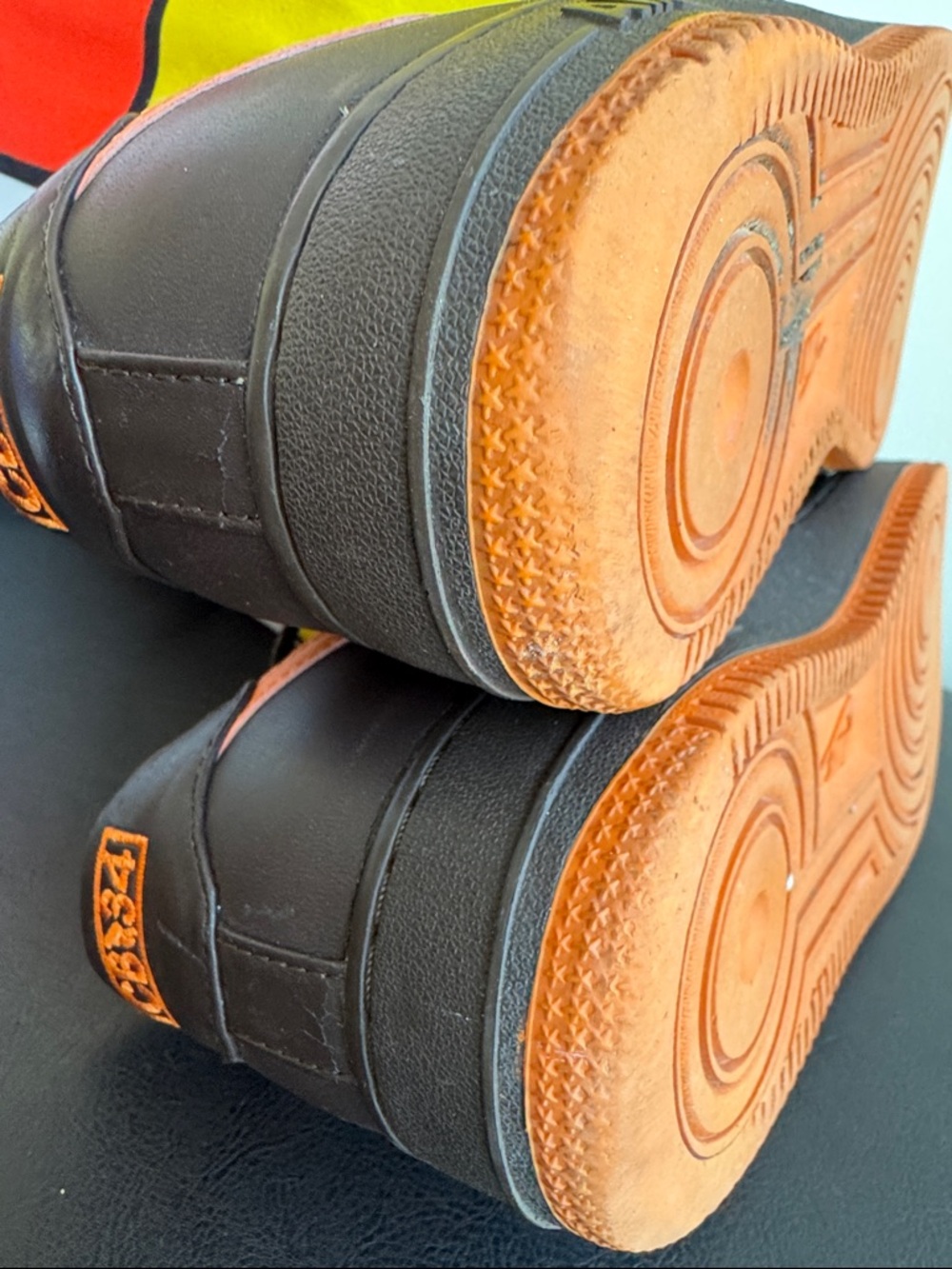 MAKE OFFER Charles Barkley Nike Air Force 1 CB34 Brown Shoes Orange CB34 s10 - Picture 13 of 16